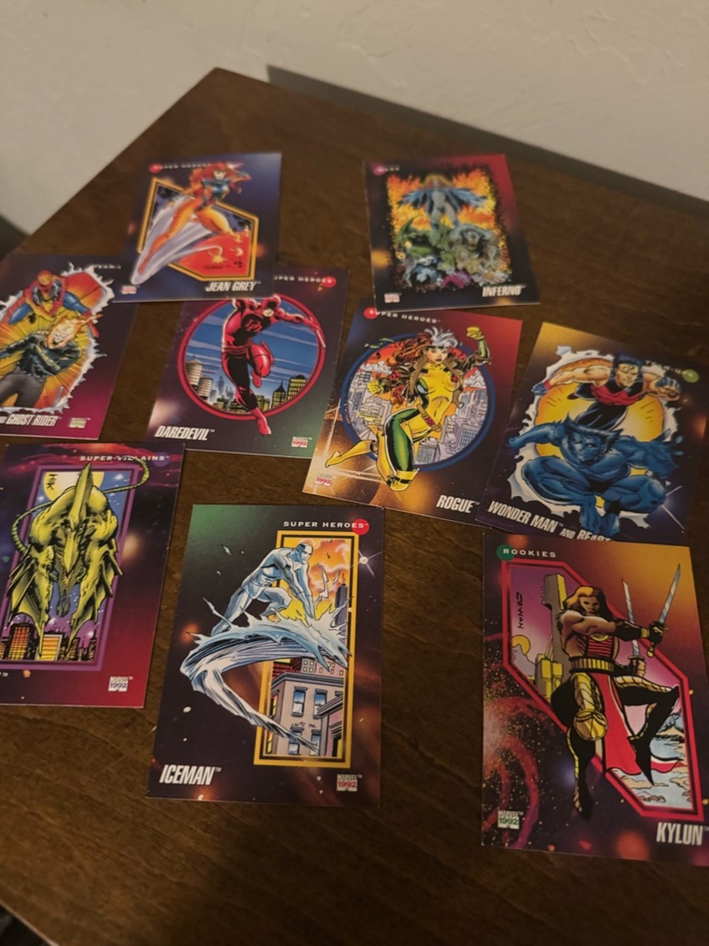 Marvel Super Heroes Trading Card Lot - series 3 - vintage 1992
